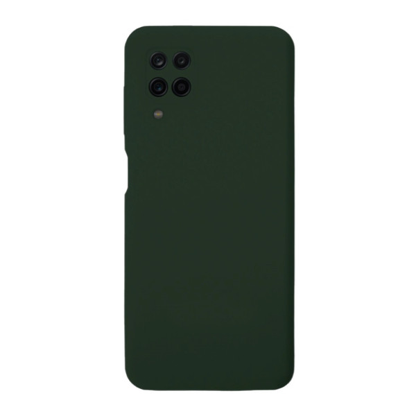 Силиконовый чехол для Samsung A12 Silicone Case Full Forest Green