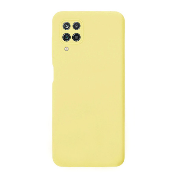 Силиконовый чехол для Samsung A12 Silicone Case Full Lemonade