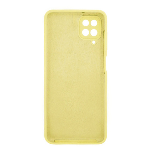 Силиконовый чехол для Samsung A12 Silicone Case Full Lemonade