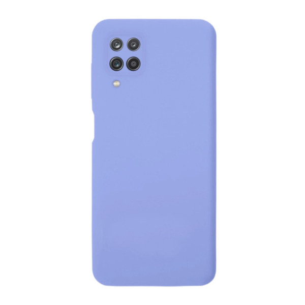 Силиконовый чехол для Samsung A12 Silicone Case Full Light Purple