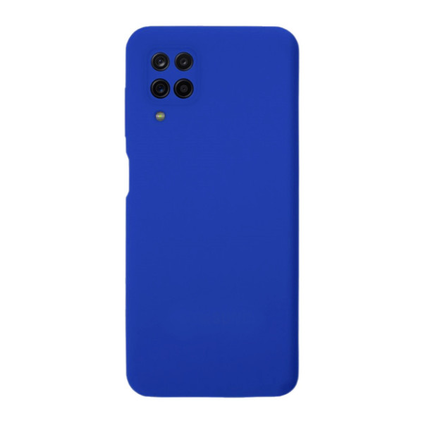 Силиконовый чехол для Samsung A12 Silicone Case Full Neon Blue