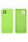 Силиконовый чехол для Samsung A12 Silicone Case Full Neon Green