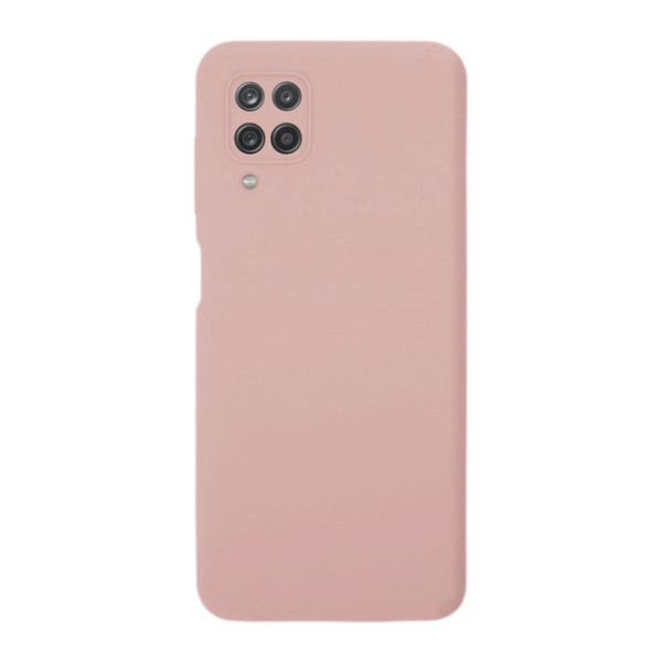 Силиконовый чехол для Samsung A12 Silicone Case Full Pink Sand