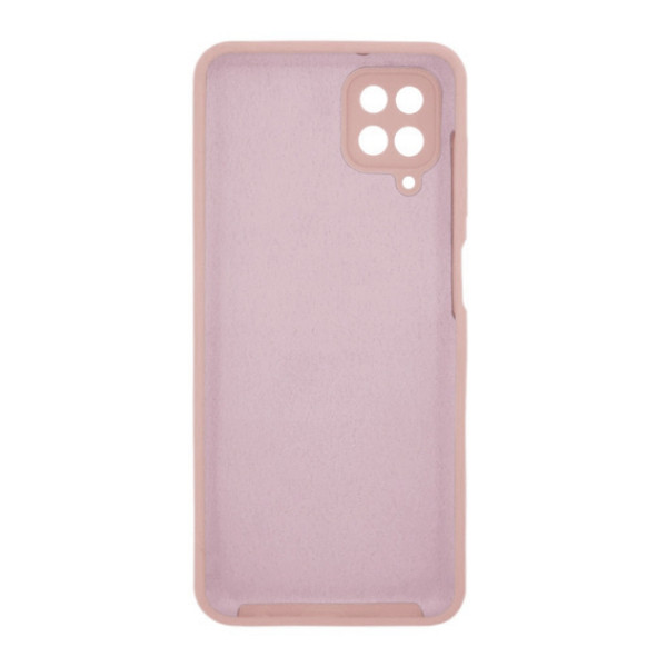 Силиконовый чехол для Samsung A12 Silicone Case Full Pink Sand