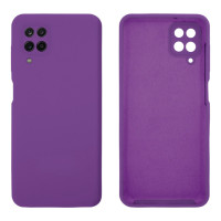 Силіконовий чохол для Samsung A12 Silicone Case Full Purple