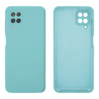 Силиконовый чехол для Samsung A12 Silicone Case Full Sea Blue