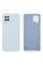 Силиконовый чехол для Samsung A12 Silicone Case Full Sky Blue