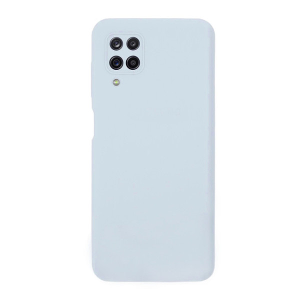 Силиконовый чехол для Samsung A12 Silicone Case Full Sky Blue