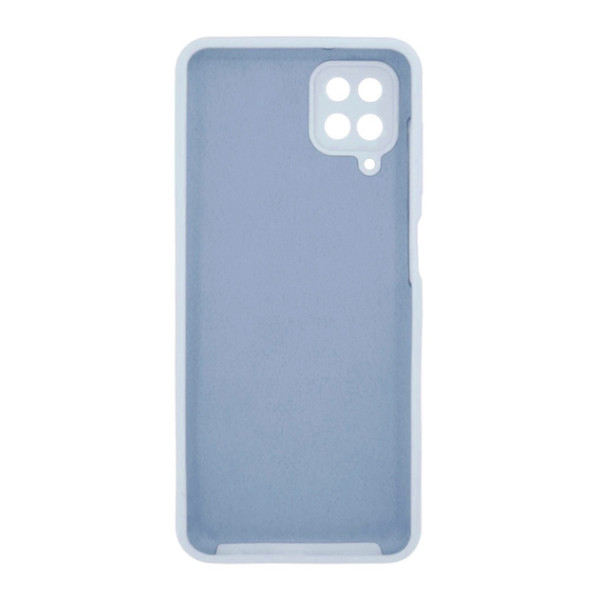 Силиконовый чехол для Samsung A12 Silicone Case Full Sky Blue