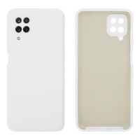 Силіконовий чохол для Samsung A12 Silicone Case Full White