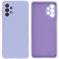 Силиконовый чехол для Samsung A13 4G Silicone Case Full Light Purple