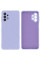 Силиконовый чехол для Samsung A13 4G Silicone Case Full Light Purple