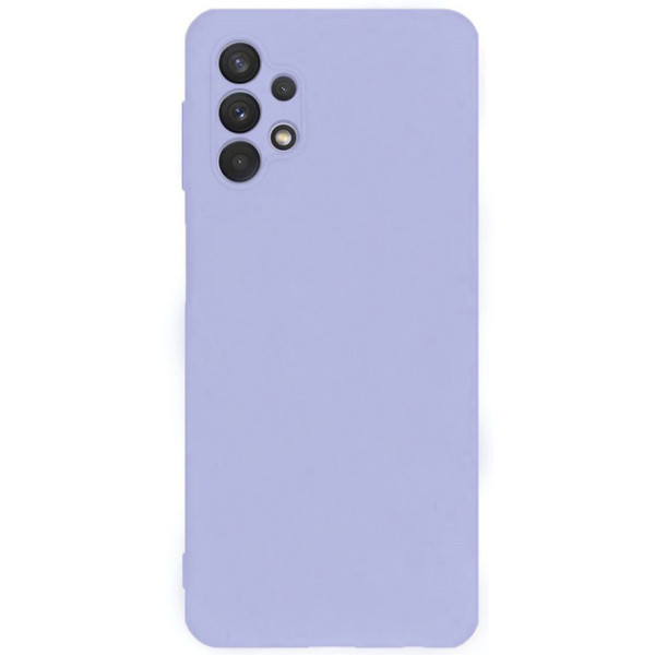 Силиконовый чехол для Samsung A13 4G Silicone Case Full Light Purple