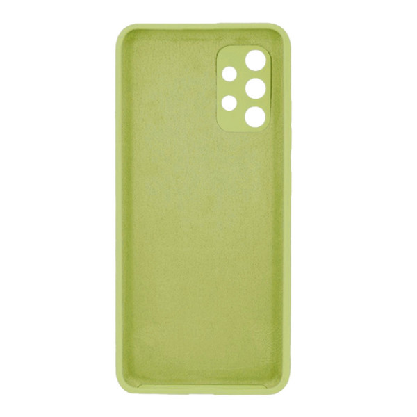 Силиконовый чехол для Samsung A13 4G Silicone Case Full Lime Green