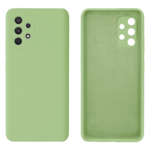 Силиконовый чехол для Samsung A13 4G Silicone Case Full Mint