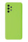 Силиконовый чехол для Samsung A13 4G Silicone Case Full Neon Green