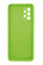 Силиконовый чехол для Samsung A13 4G Silicone Case Full Neon Green