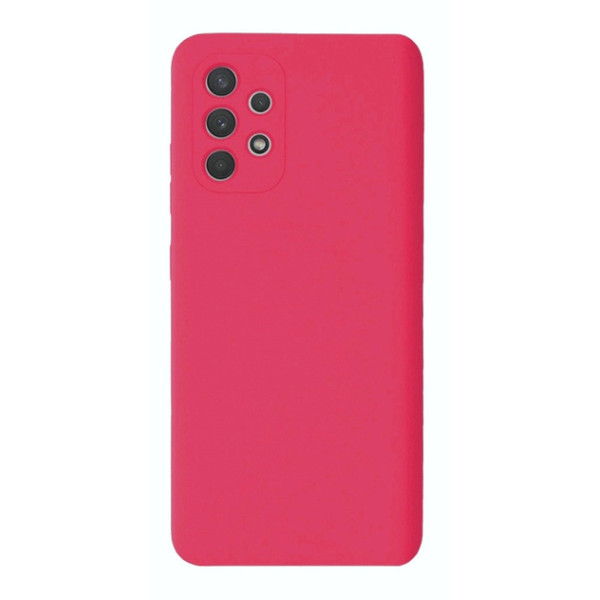 Силиконовый чехол для Samsung A13 4G Silicone Case Full Raspberry Red