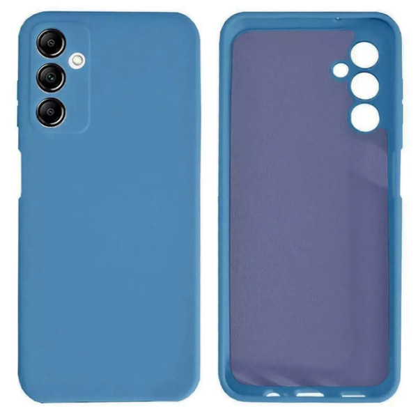 Силиконовый чехол для Samsung A14 Silicone Case Full Azure