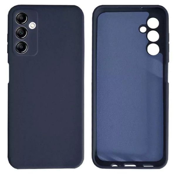 Силиконовый чехол для Samsung A14 Silicone Case Full Dark Blue