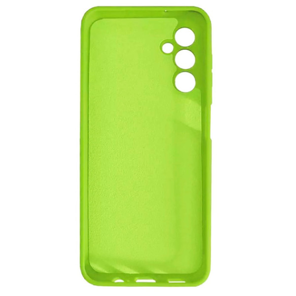 Силиконовый чехол для Samsung A14 Silicone Case Full Neon Green