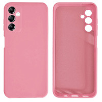 Силиконовый чехол для Samsung A14 Silicone Case Full Pink