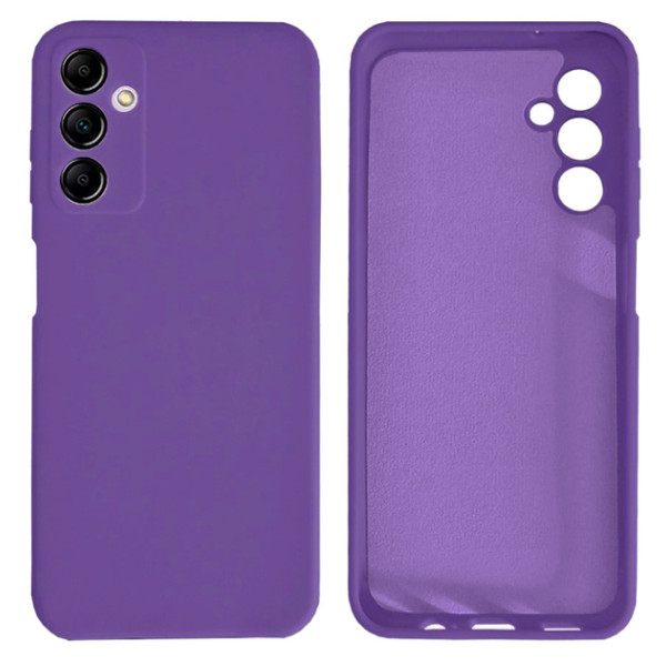 Силіконовий чохол для Samsung A14 Silicone Case Full Purple