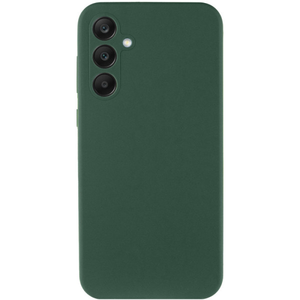 Силіконовий чохол для Samsung A15 Silicone Case Full Forest Green