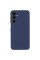 Силіконовий чохол для Samsung A16 Silicone Case Full Dark Blue