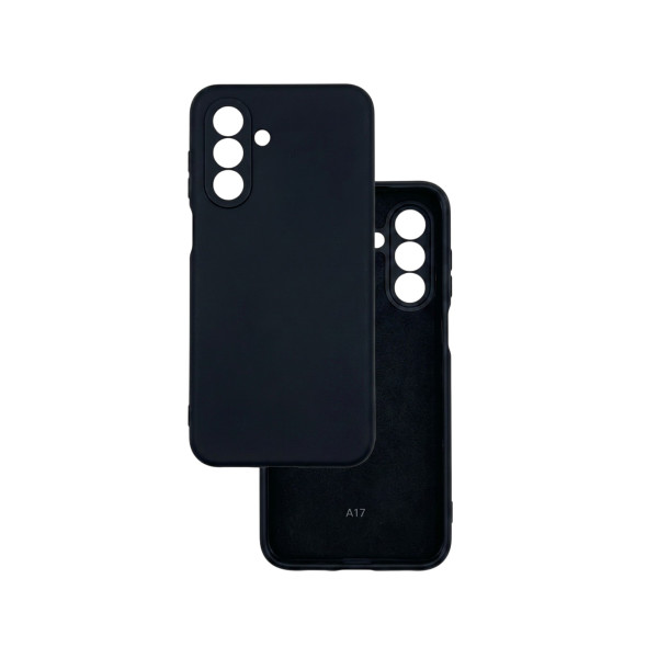 Силіконовий чохол для Samsung A17 (A175) Silicone Case Full Black