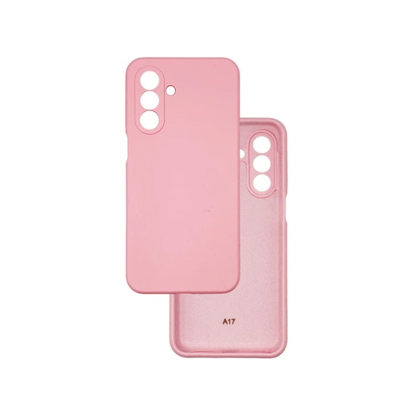 Силиконовый чехол для Samsung A17 (A175) Silicone Case Full Light Pink
