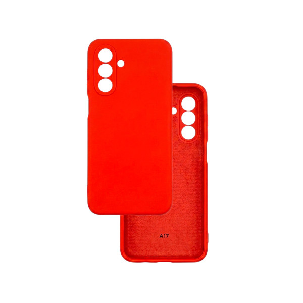 Силиконовый чехол для Samsung A17 (A175) Silicone Case Full Red