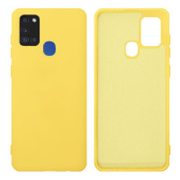 Силіконовий чохол для Samsung A21S Silicone Case Full Lemonade