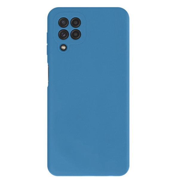 Силиконовый чехол для Samsung A22 4G Silicone Case Full Azure
