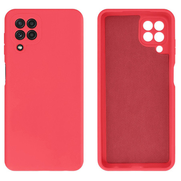 Силиконовый чехол для Samsung A22 4G Silicone Case Full Coral