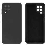 Силіконовий чохол для Samsung A22 4G Silicone Case Full Dark Grey