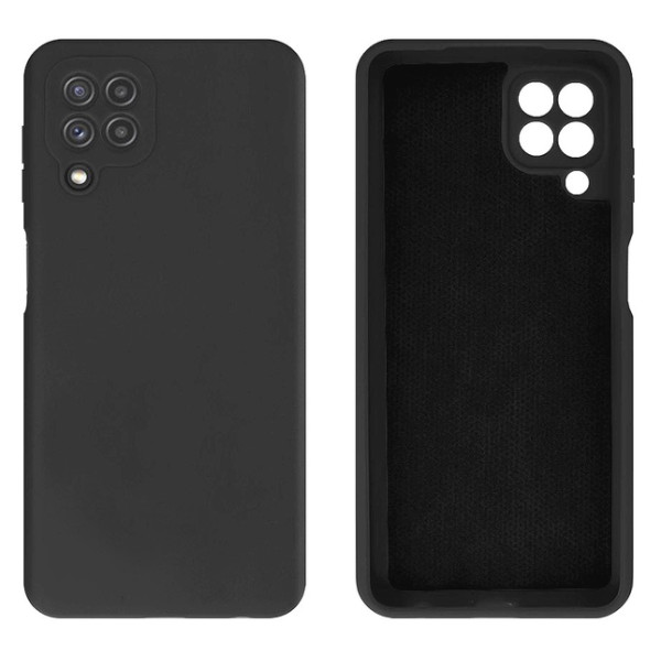 Силиконовый чехол для Samsung A22 4G Silicone Case Full Dark Grey
