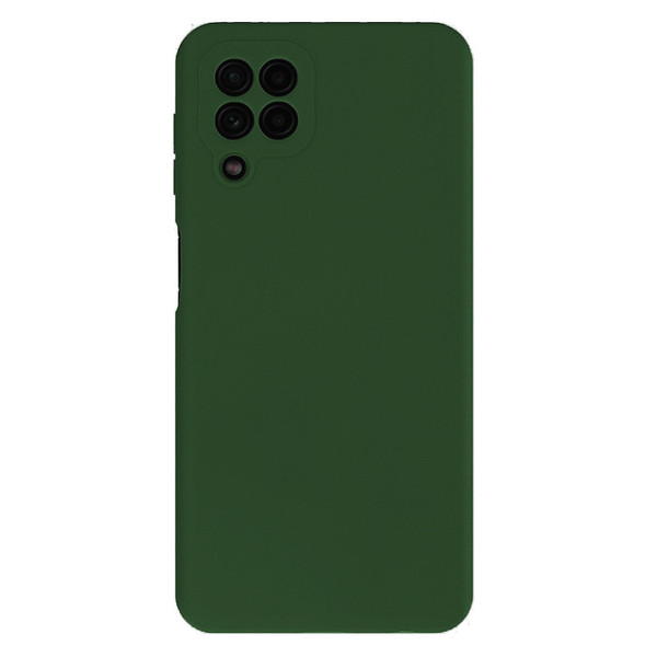 Силиконовый чехол для Samsung A22 4G Silicone Case Full Forest Green