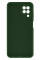 Силиконовый чехол для Samsung A22 4G Silicone Case Full Forest Green
