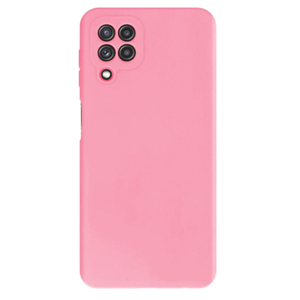 Силиконовый чехол для Samsung A22 4G Silicone Case Full Light Pink