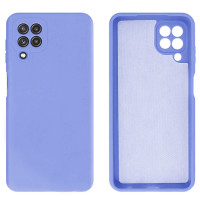 Силіконовий чохол для Samsung A22 4G Silicone Case Full Light Purple