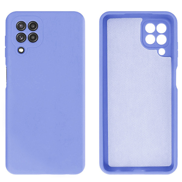 Силіконовий чохол для Samsung A22 4G Silicone Case Full Light Purple