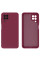 Силиконовый чехол для Samsung A22 4G Silicone Case Full Marsala