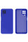 Силиконовый чехол для Samsung A22 4G Silicone Case Full Neon Blue