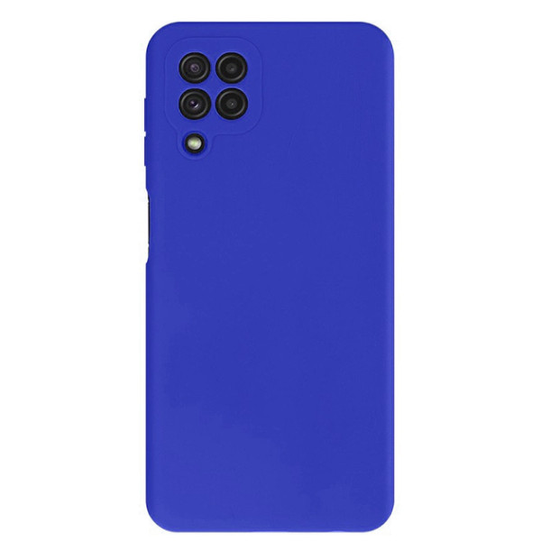 Силиконовый чехол для Samsung A22 4G Silicone Case Full Neon Blue
