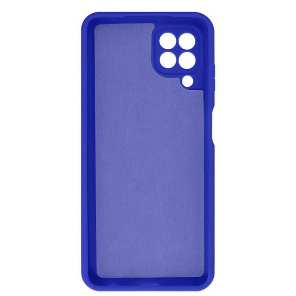 Силиконовый чехол для Samsung A22 4G Silicone Case Full Neon Blue