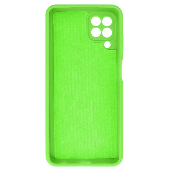 Силиконовый чехол для Samsung A22 4G Silicone Case Full Neon Green