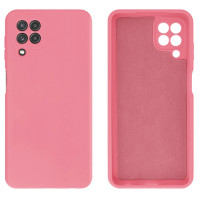 Силиконовый чехол для Samsung A22 4G Silicone Case Full Pink