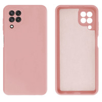 Силіконовий чохол для Samsung A22 4G Silicone Case Full Pink Sand