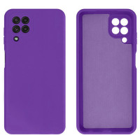 Силиконовый чехол для Samsung A22 4G Silicone Case Full Purple
